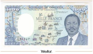 1000 Франков 1990 Камерун UNC-
