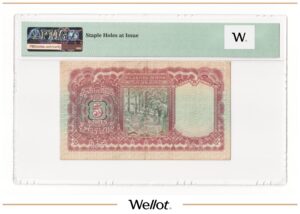 5 Рупий ND (1940) Бирма PMG 40 XF