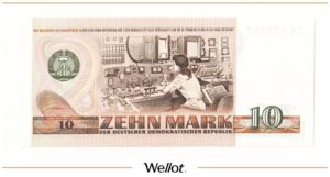 10 Марок 1971 Германия ГДР UNC