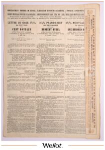 100 Рублей 1898 Российская Империя Государственная Дворянский Земельный Банк